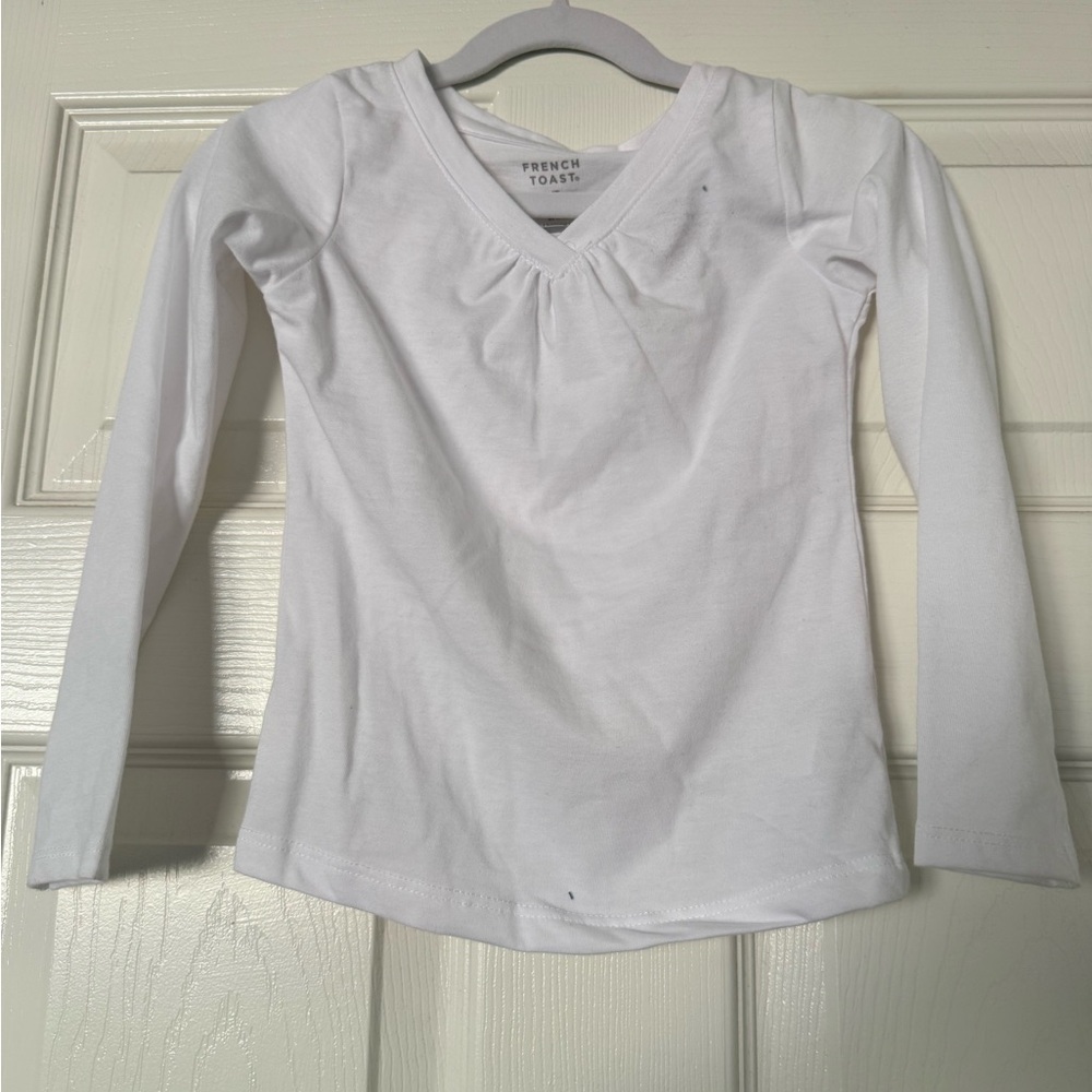 French Toast Classic White Tee 4T